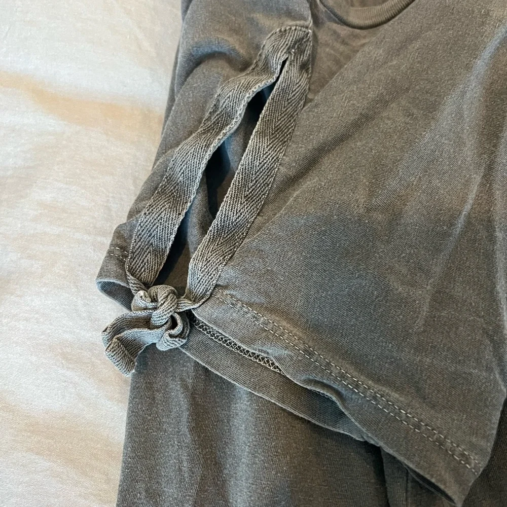 Treasure & Bond girls gray t shirt dress size L (10-12)